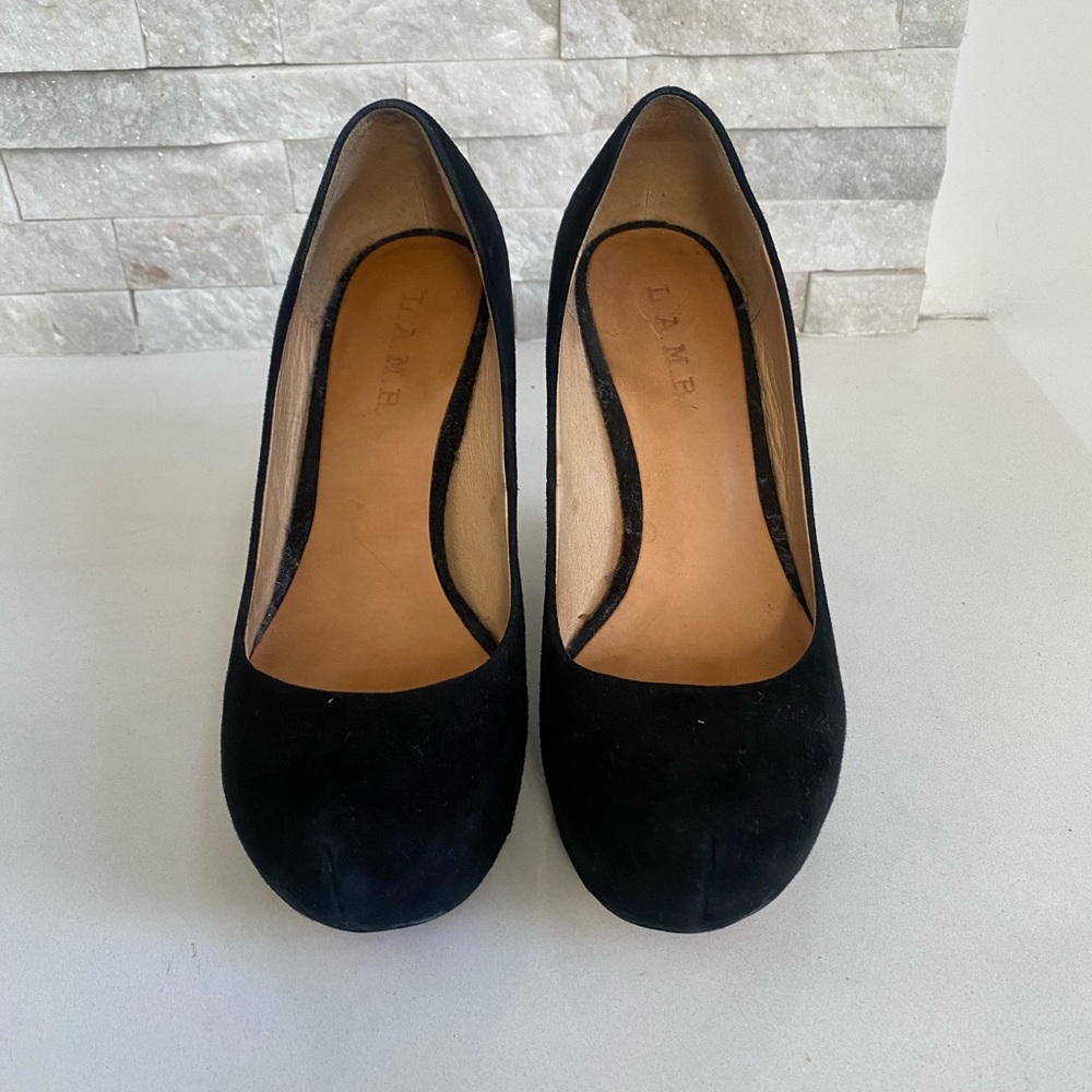 L.A.M.B. Platform Pumps Wedges